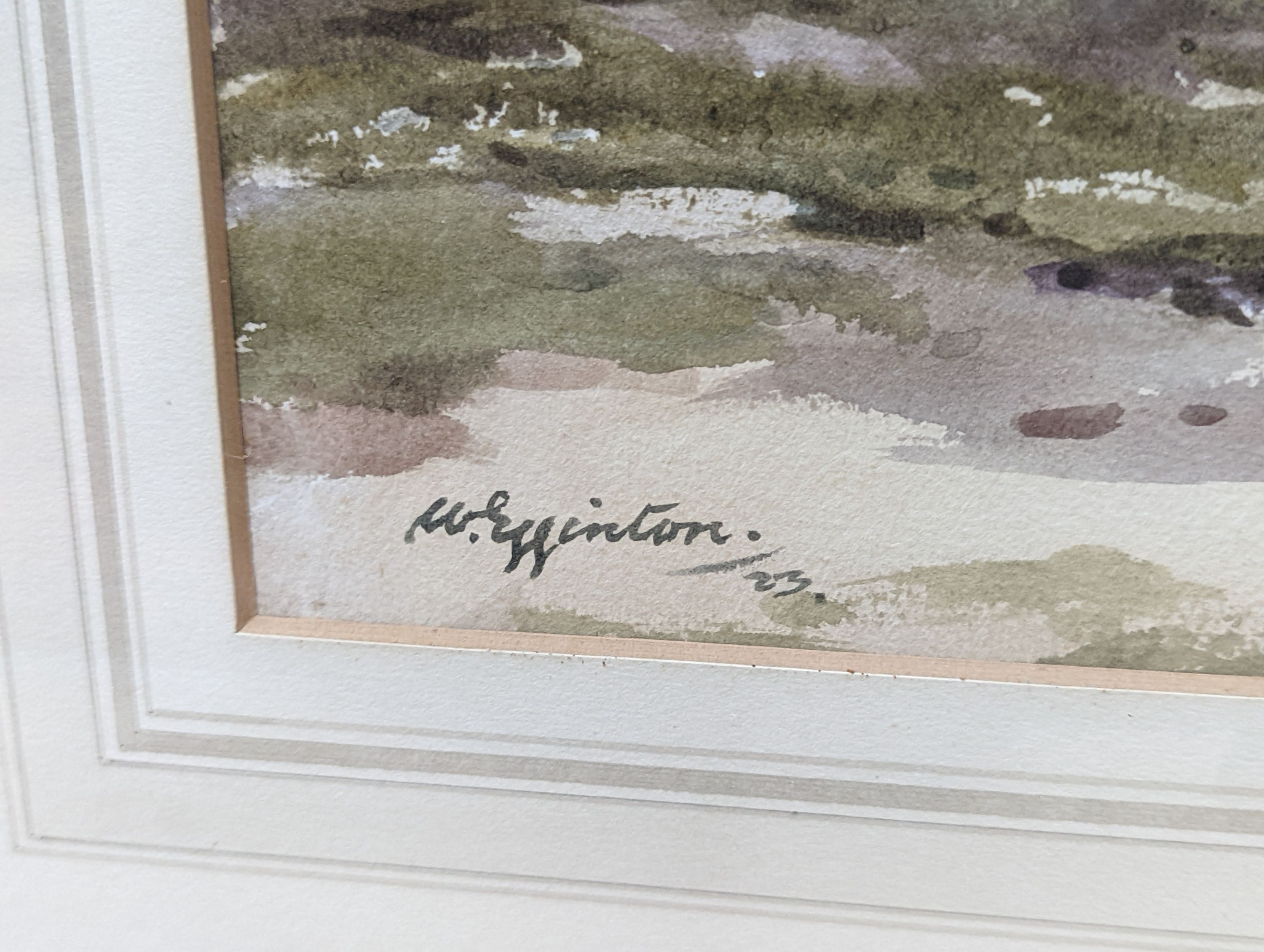 Wycliffe Egginton (1875-1951), watercolour, 'Haldon Moor, South Devon', signed and dated '23, 36 x 53cm